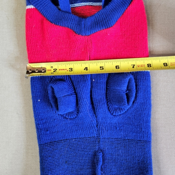 Vintage 90s Warner Bros Embroidered Dog Vest Dog Clothes Sweater Pets 1990s - Picture 5 of 7